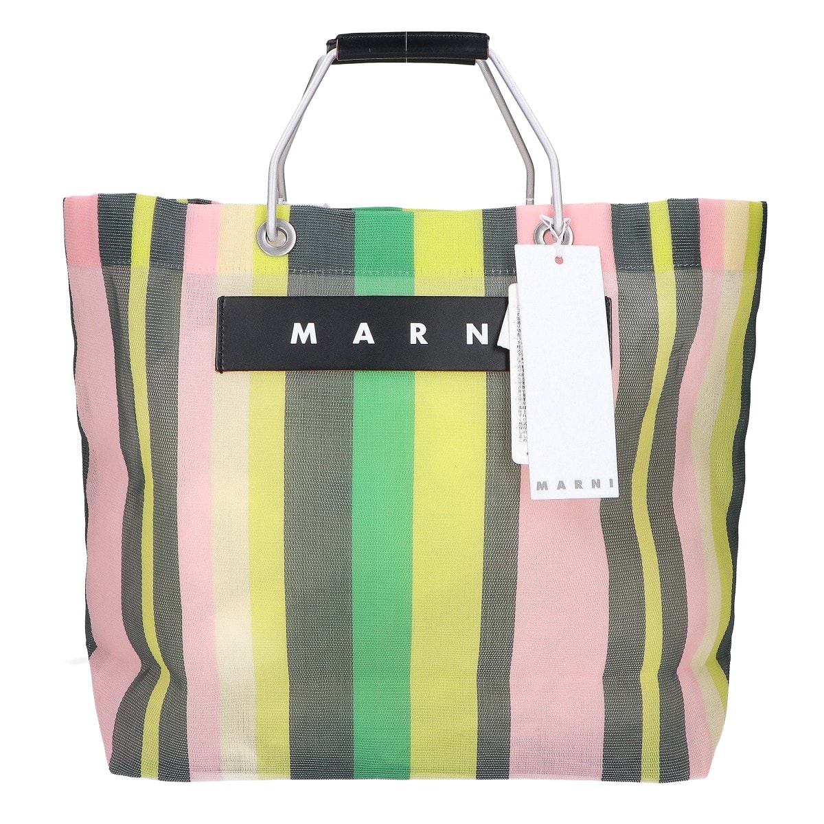 マルニ 【新品同様】SHMHR08A01 TN296 STV28 MARNI FLOWER CAFE マルニフラワーカフェ ストライプ メッシュ