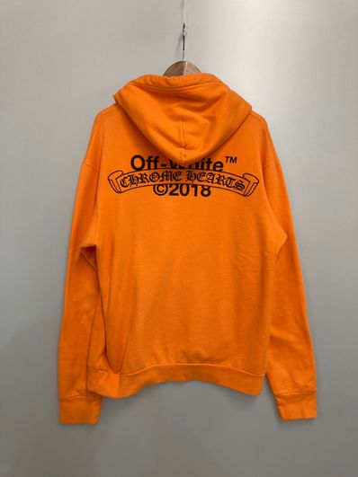Chrome Hearts x Off-White 2018 Hoodie "Orange"