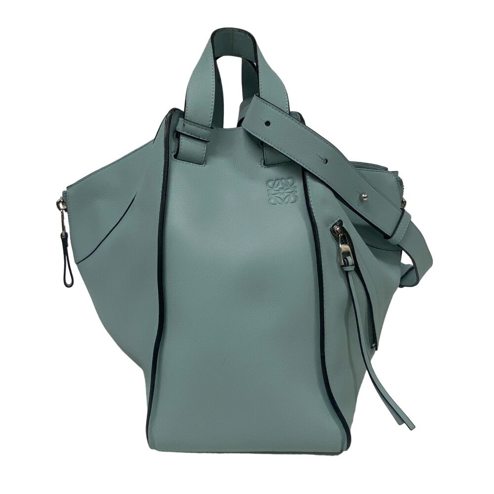 ロエベ LOEWE ショルダーバッグ ハンモック ラージ 2WAY ハンドバッグ ブルー