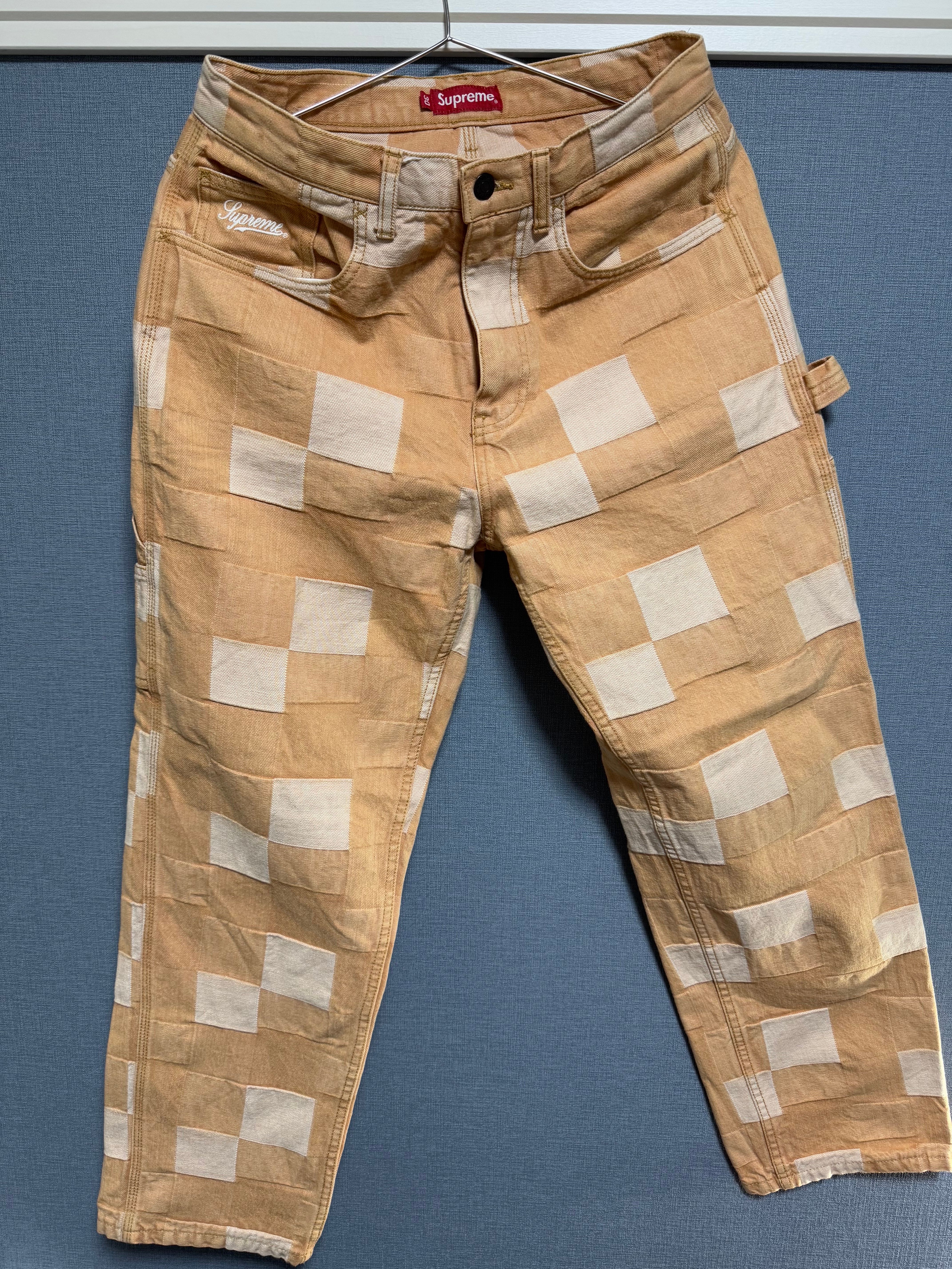 Supreme Patched Denim Painter Pant "Rust"