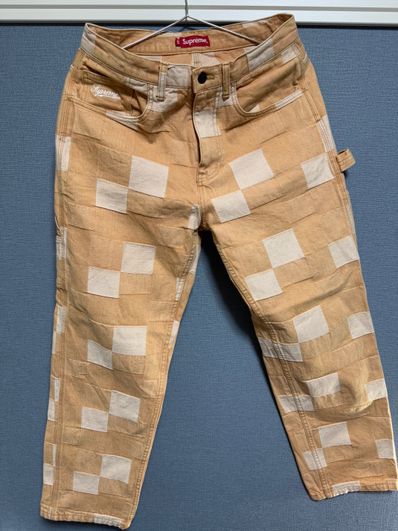 Supreme Patched Denim Painter Pant "Rust"