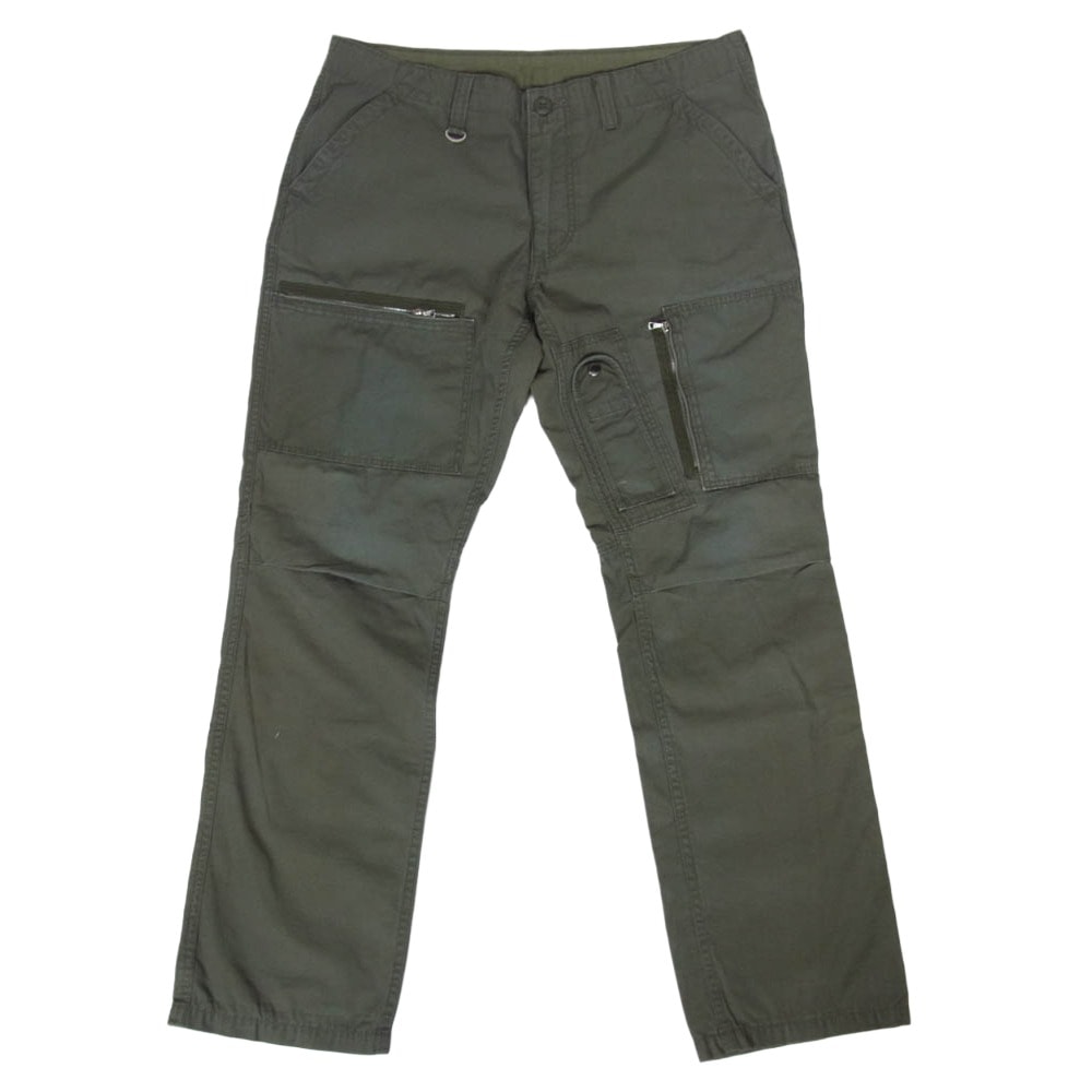 SOPHNET. ソフネット パンツ SOPH-130080 マルチポケット ストレート カーゴパンツ カーキ系 M【中古】