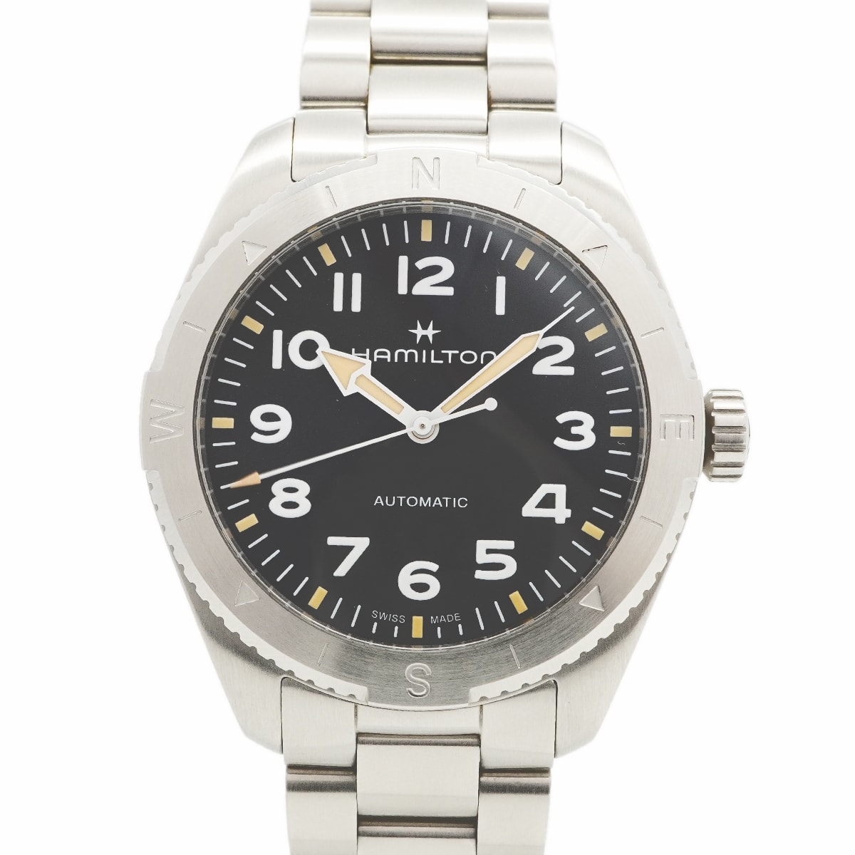 ★最終価格【6wcc0243】ハミルトン カーキフィールド H70315130 黒文字盤【中古】腕時計 メンズ