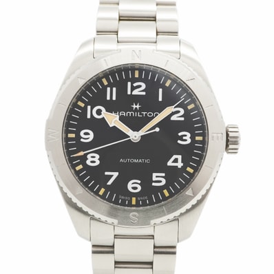 ★最終価格【6wcc0243】ハミルトン カーキフィールド H70315130 黒文字盤【中古】腕時計 メンズ