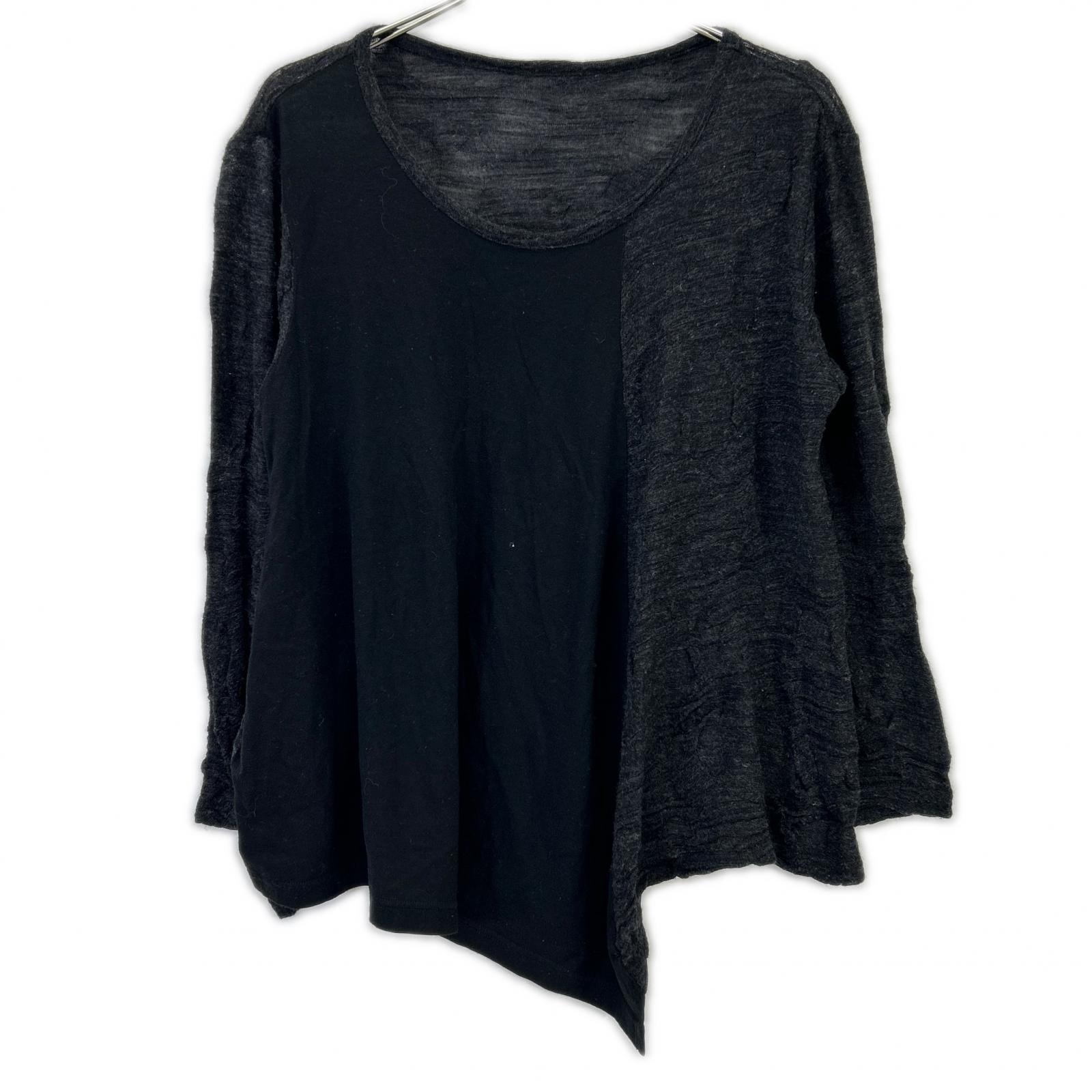 ワイズ YQ-T17-675 ブラック 切替 ニット 2