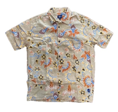 stussy コットン半袖シャツ アロハシャツ 90s usa