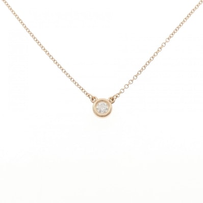 ティファニー バイザヤード ネックレス 0.10CT