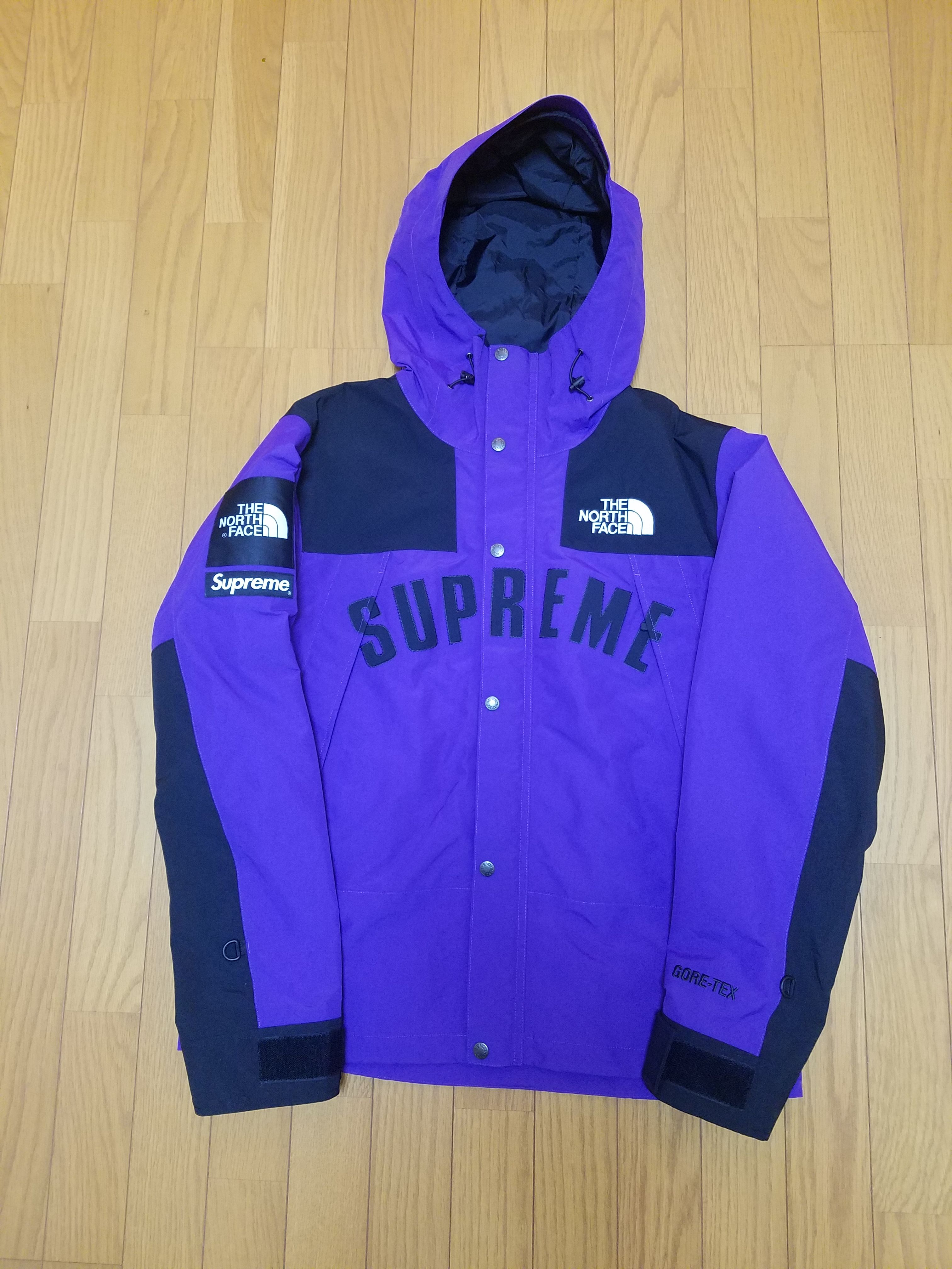Supreme x The North Face Arc Logo Mountain Parka "Purple"