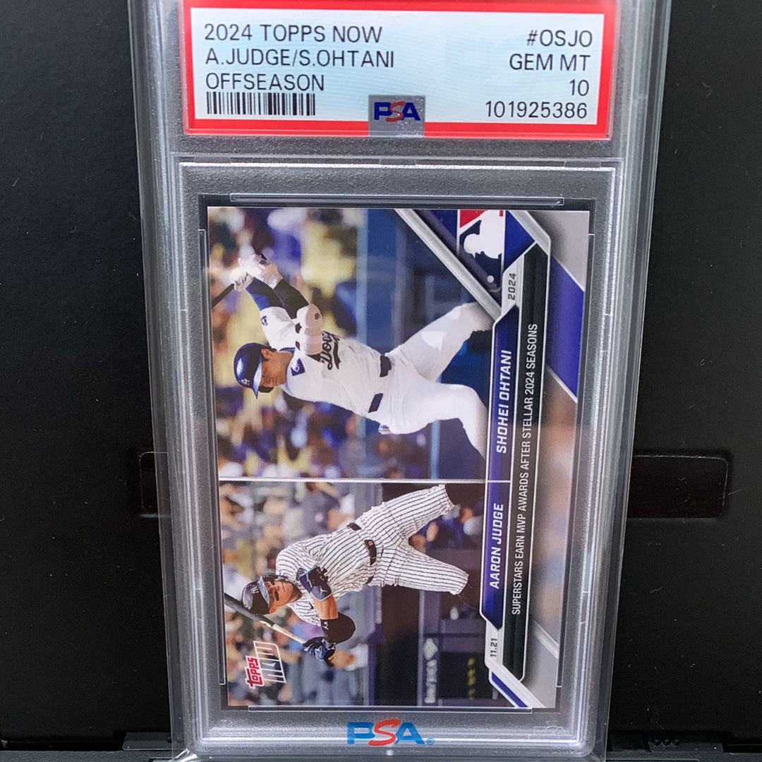 アーロンジャッジ / 大谷翔平 [OS-JO](2024 MLB トップスナウカード「LOOK FOR DUAL RELICS DUAL AUTO or DUAL AUTO-RELICS」)