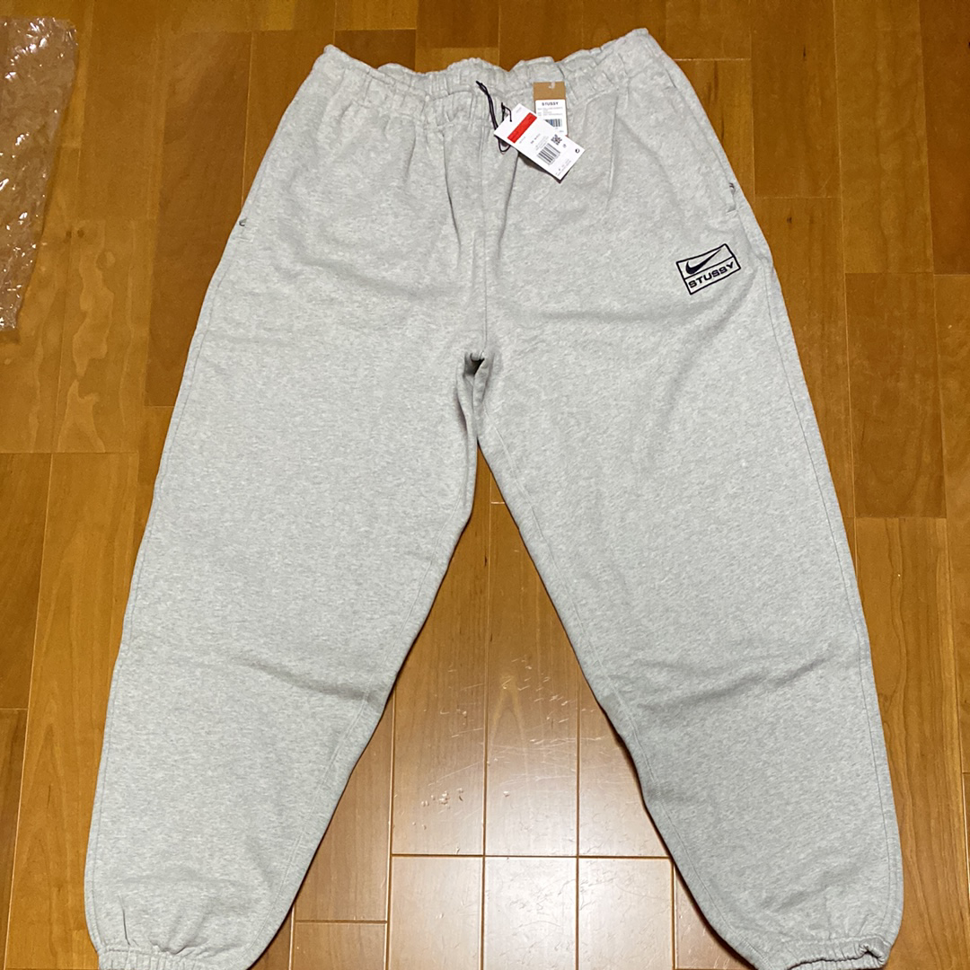 Stussy x Nike Fleece Pant "Grey Heather" (US Size) FN5231-050