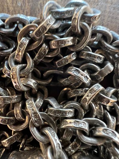 Chrome Hearts Paper Chain Necklace 50cm (20inch) "Silver"