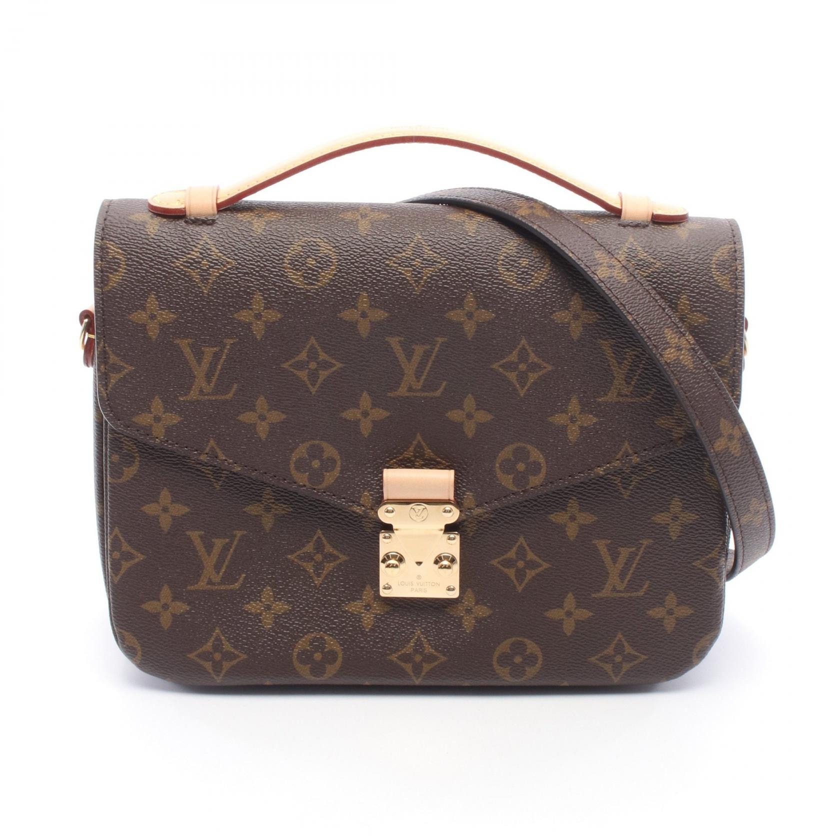 ルイ・ヴィトン LOUIS VUITTON ポシェット メティス MM 2WAY ハンドバッグ バッグ PVCコーティングキャンバス レザー モノグラム レディース ブラウン系 M44875 【中古】