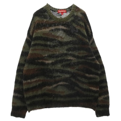 Supreme シュプリーム ニット 25AW Brushed Mohair Sweater ブラッシュド モヘア モヘヤ ニット セーター マルチカラー系 L【中古】