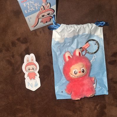 POP MART THE MONSTERS (LABUBU) Pin for Love Series-Vinyl Plush Pendant (N-Z) N