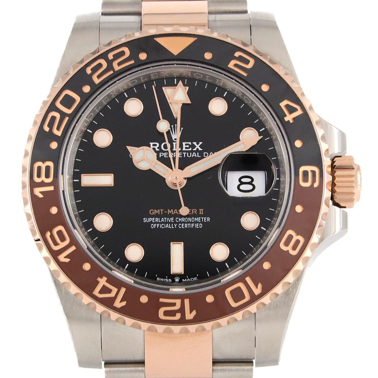 ロレックス GMTマスターII 126711CHNR SSxPG 自動巻 ランダム番