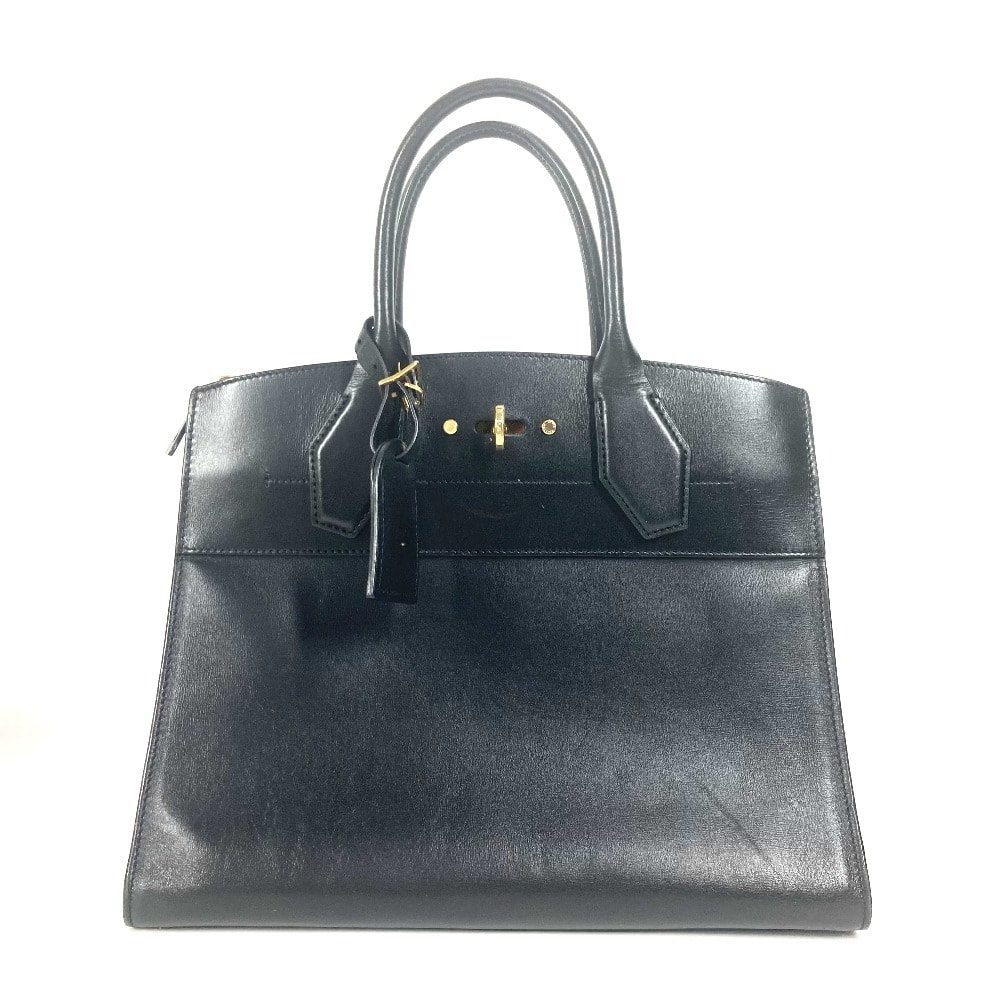 ルイヴィトン LOUIS VUITTON シティ スティーマー MM M53015 カバン ハンドバッグ レザー ノワール ブラック