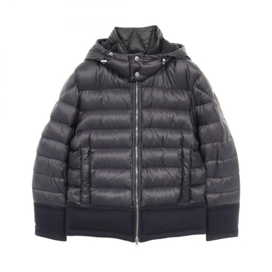 モンクレール MONCLER RIOM ダウンジャケット 衣料品 アウター ナイロン メンズ ネイビー系 【中古】