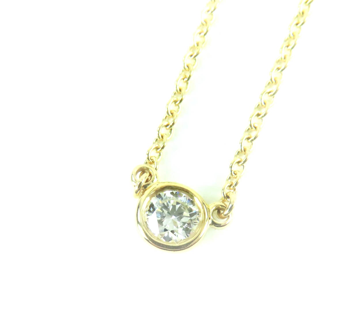 美品 ティファニー ネックレス バイザヤード ゴールド レディース