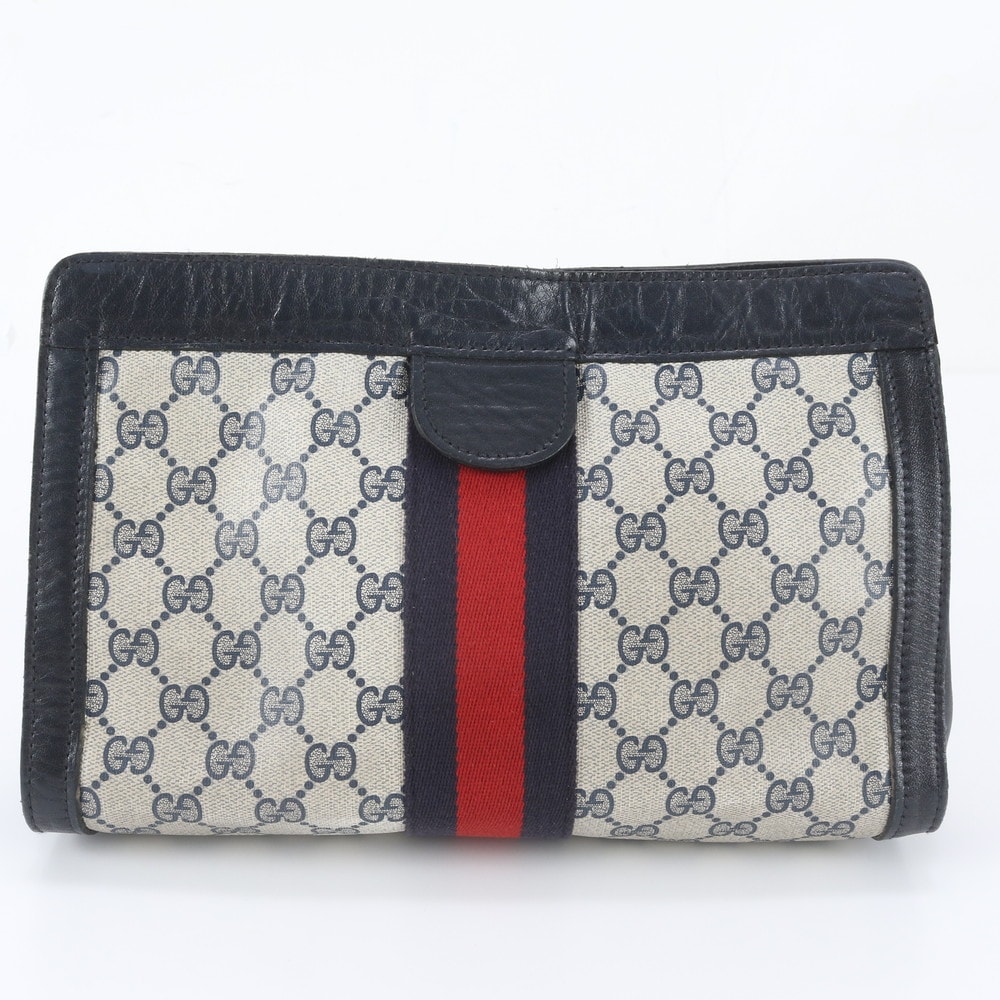■美品 グッチ GGスプリームセカンドバッグ
