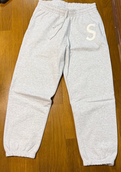 Supreme S Logo Sweatpant "Ash Grey"