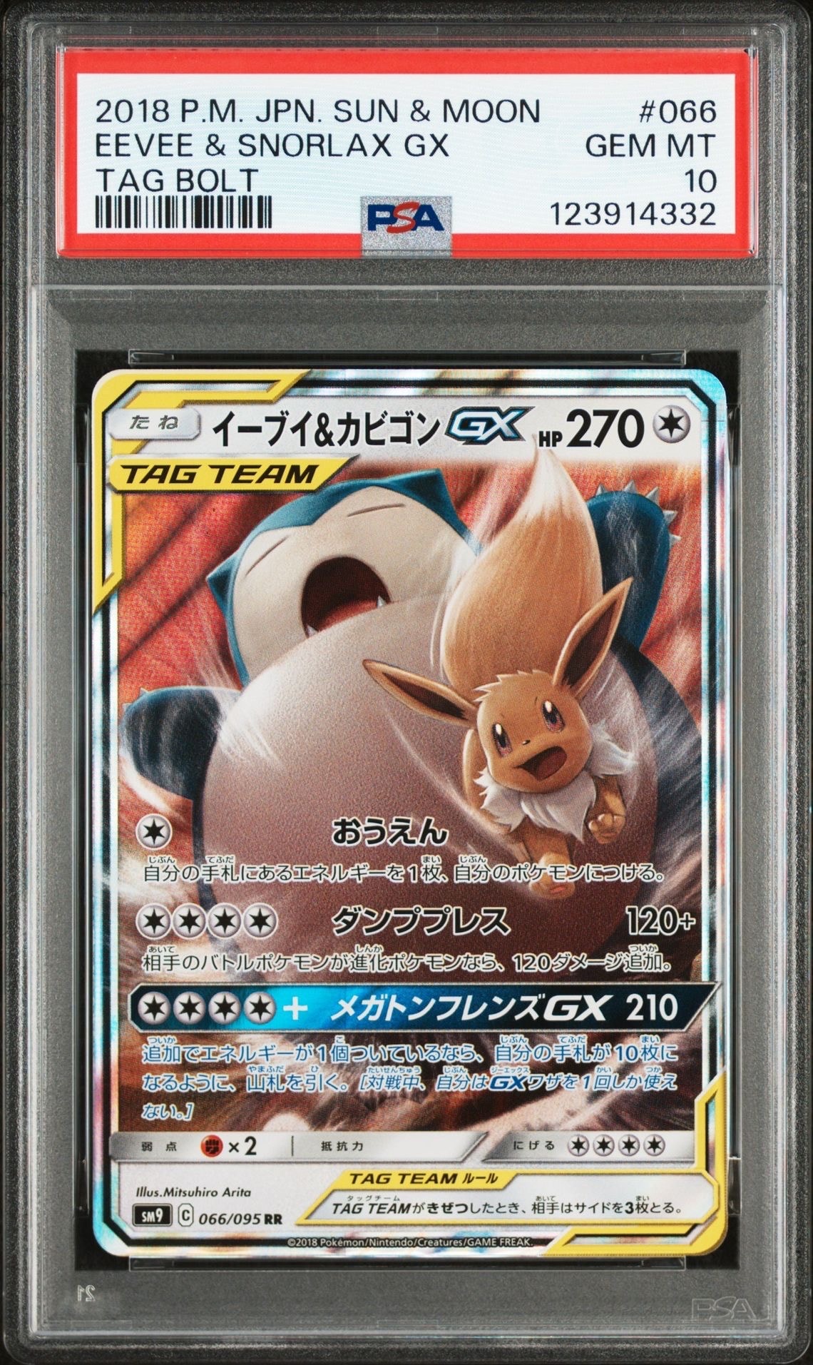 イーブイ&カビゴンGX RR [SM9 066/095](拡張パック「タッグボルト」)