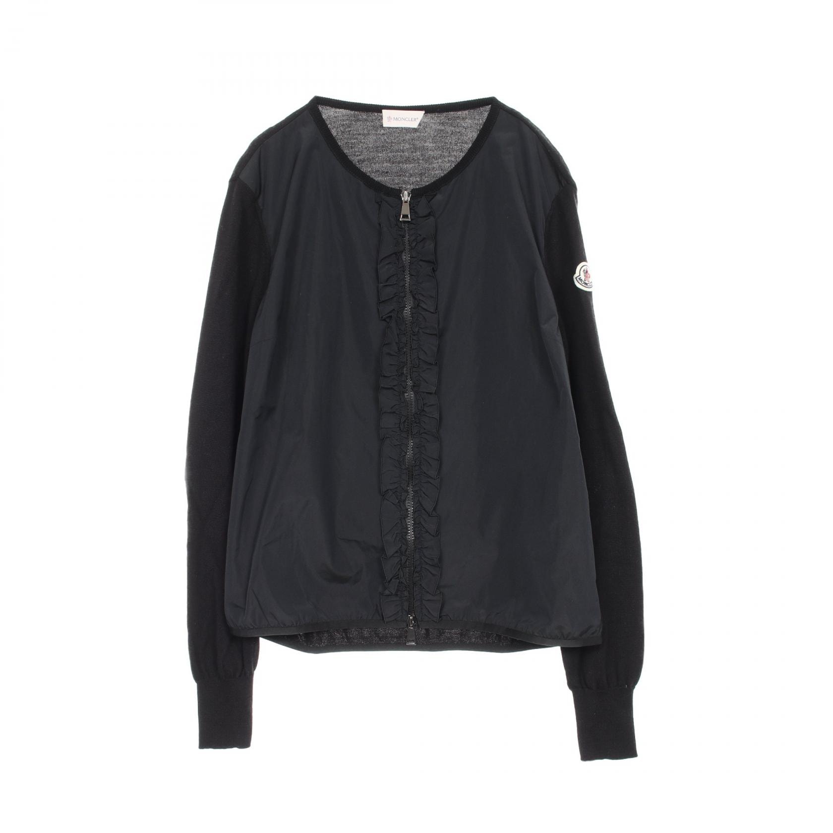 モンクレール MONCLER 衣料品 アウター ウール ポリエステル レディース ブラック系 9B71600 【中古】