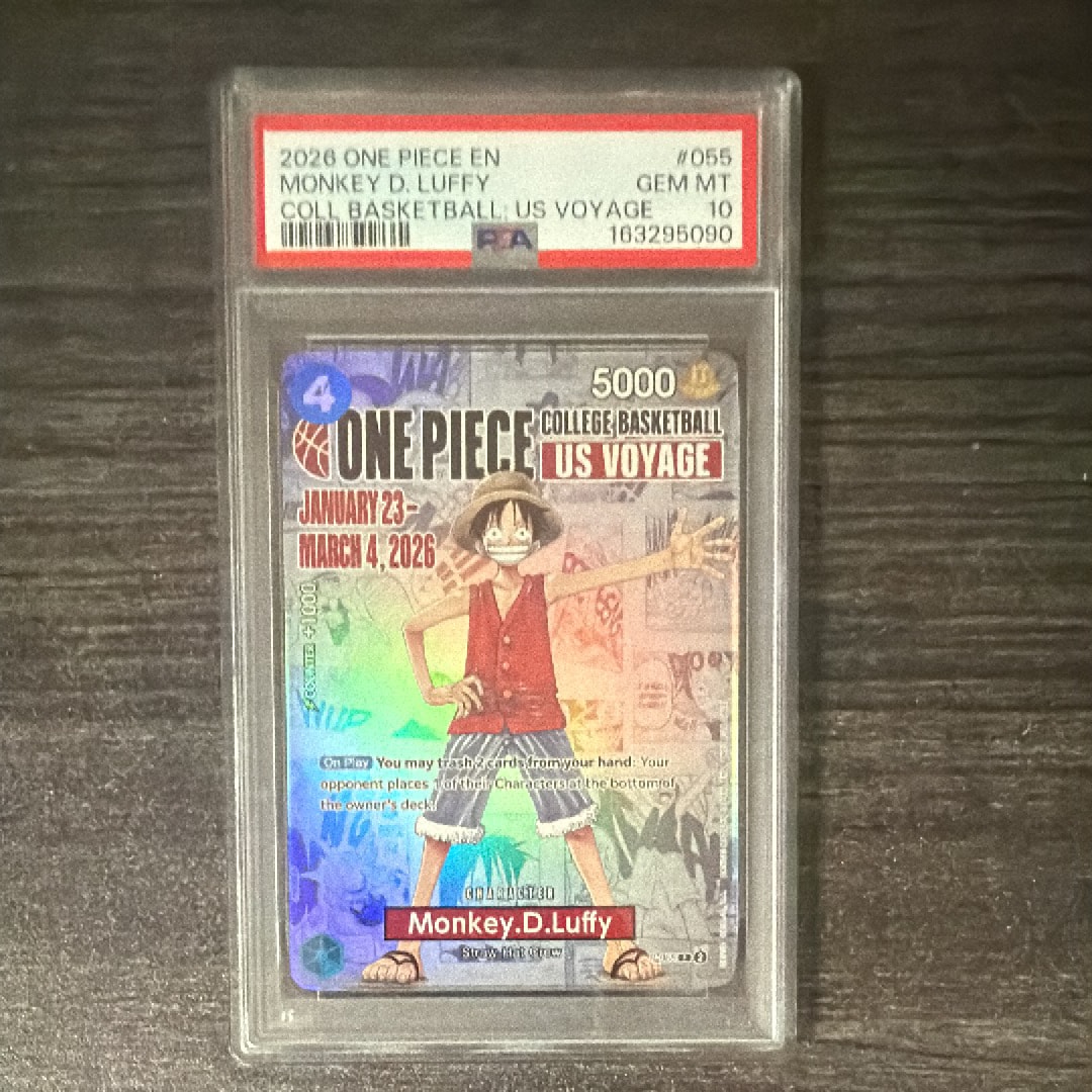 PSA10】モンキー・D・ルフィ：P (開封済) [P-055]【英語版
