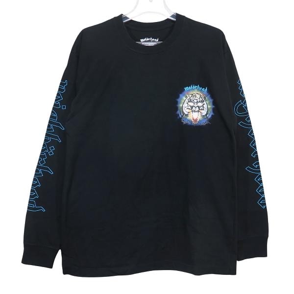 NEIGHBORHOOD ネイバーフッド x MOTORHEAD モーターヘッド 20AW NHMH-1/C-TEE.LS 202PCMHN-LT01S クルーネック ロングスリーブ Tシャツ ブラック ロンT カットソー 長袖 サイズS