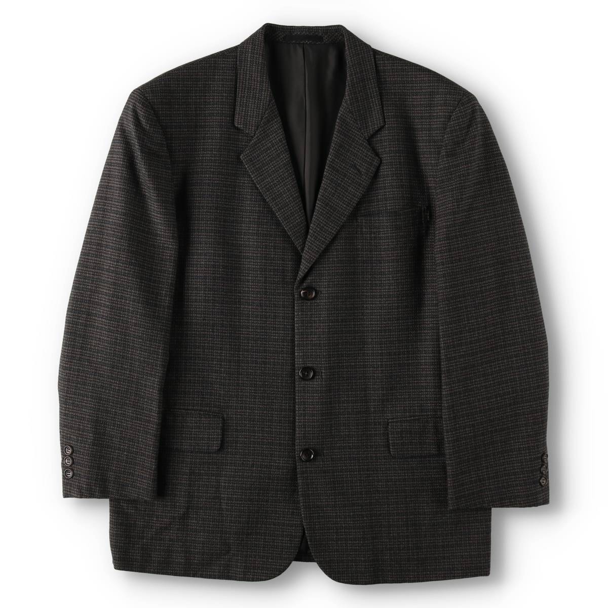 古着 コムデギャルソン COMME des GARCONS HOMME チェック柄 ウールテーラードジャケット メンズM相当/yaa000708