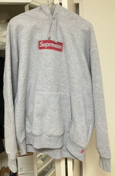 Supreme Inside Out Box Logo Hooded Sweatshirt "Heather Grey"