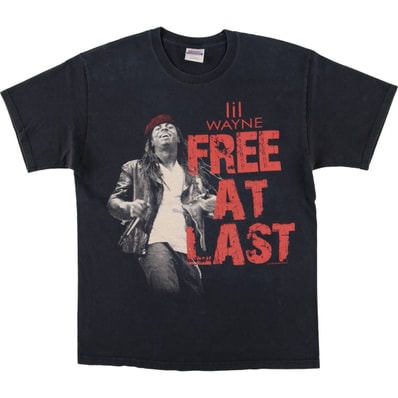 古着 ヘインズ Hanes LIL WAYNE リルウェイン ラップTシャツ ラップT メンズL相当/eaa580519