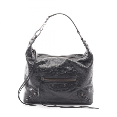 バレンシアガ BALENCIAGA LE CITY ホーボーバッグ スモール 2WAY ハンドバッグ バッグ レザー レディース ブラック系 8525692ABEK1000 【新品】