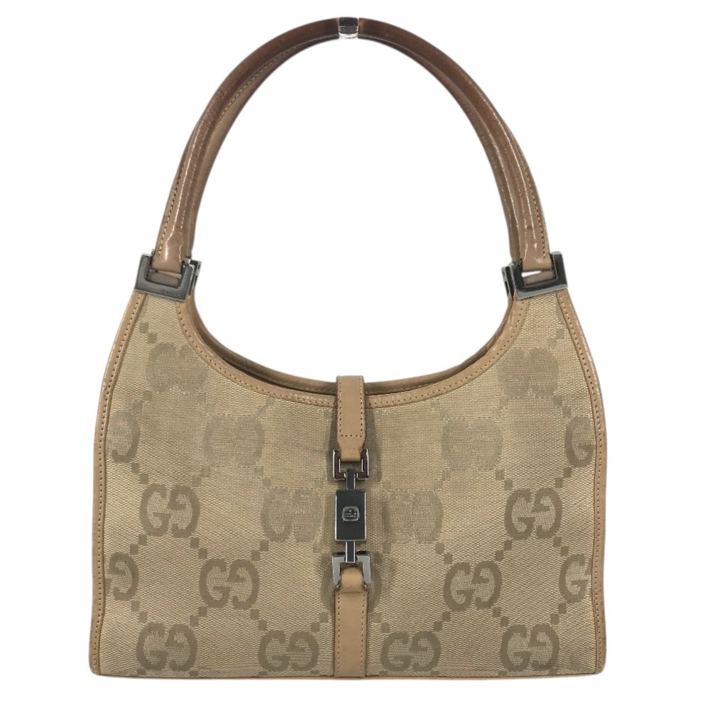 グッチ GUCCI ジャッキー 002 1068 GG ロゴ カバン トートバッグ ショルダーバッグ 肩掛け ハンドバッグ GGキャンバス/レザー ベージュ