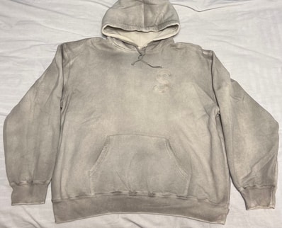 Supreme Overdyed S Logo Hooded Sweatshirt "Natural"