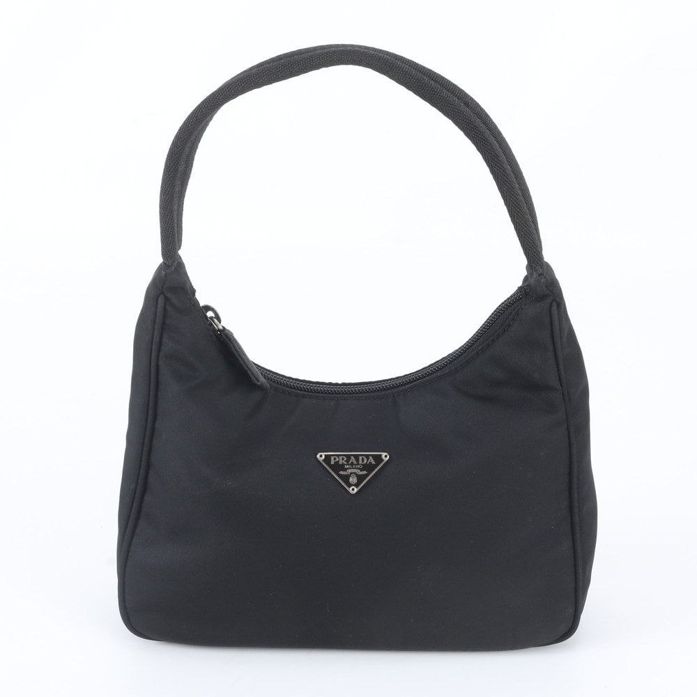 ■美品 プラダ テスート ナイロントライアングルロゴハンドバッグ
