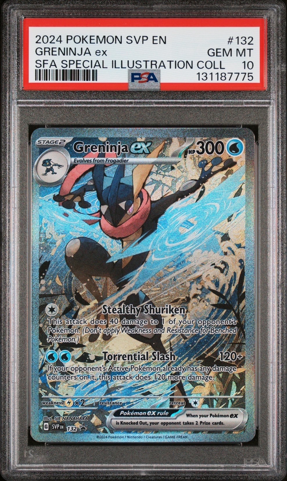 ゲッコウガex P [SVP EN 132]【英語版】(スカーレット&バイオレット