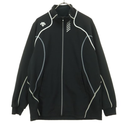DESCENTE デサント 日本製 長袖 トラックジャケット S ブラック