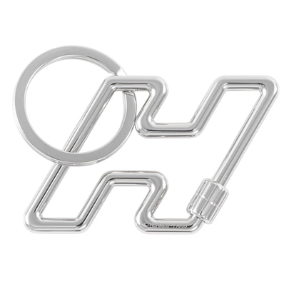 HERMES エルメス H トゥ スピード キーリング H077245FJ00 キーホルダー メタル シルバー【中古】