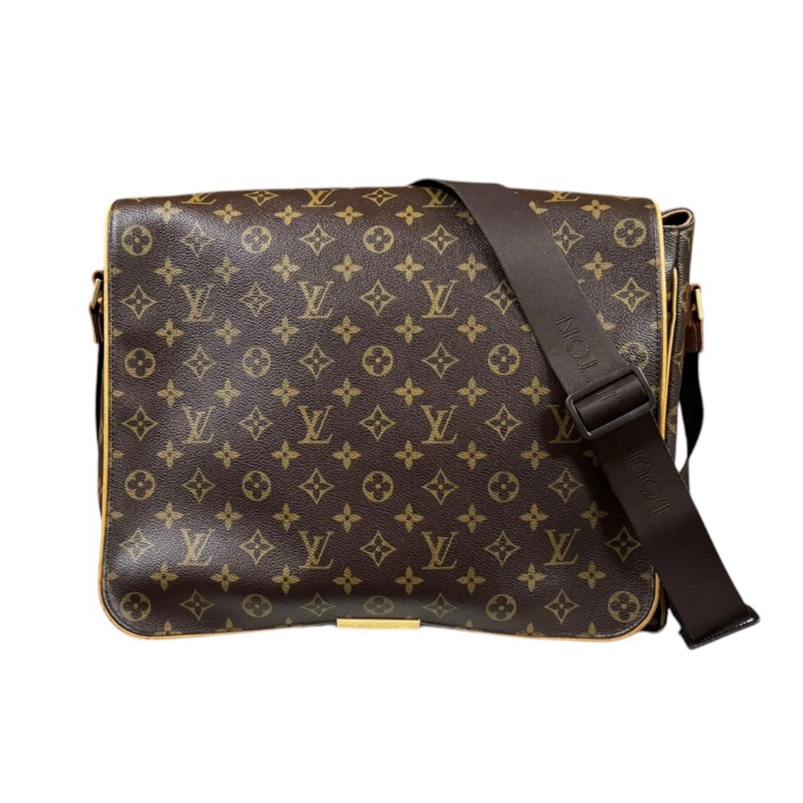 ルイヴィトン アベス モノグラム ショルダーバッグ モノグラムキャンバス M45257 ブラウン メンズ LOUIS VUITTON 中古