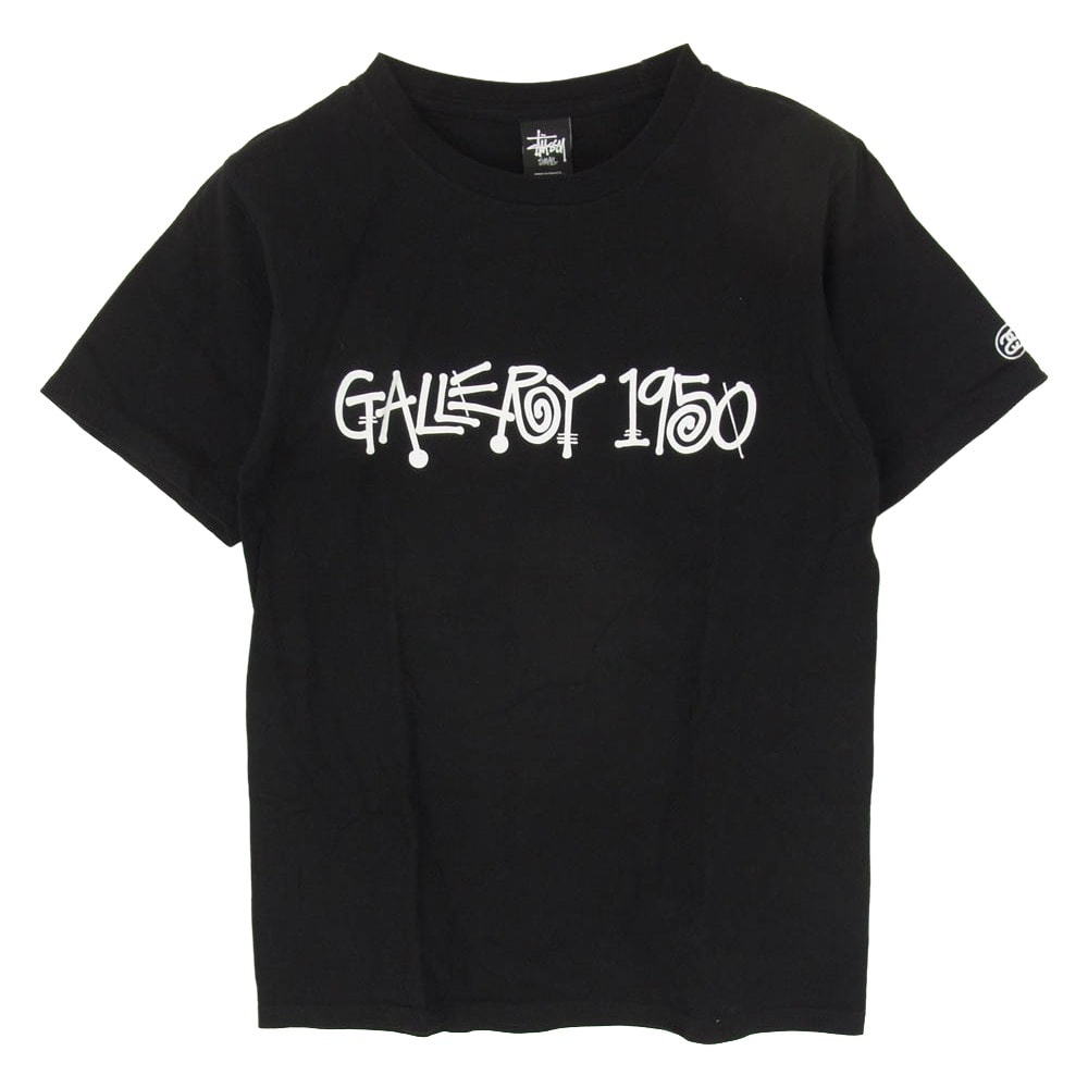 STUSSY ステューシー Tシャツ × GALLERY 1950 ギャラリー1950 プリント Tシャツ 半袖 カットソー ブラック系 S【中古】