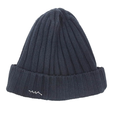 VISVIM ビズビム 0121103003016 KNIT CAP COTTON コットン ニットキャップ ネイビー系 F【中古】