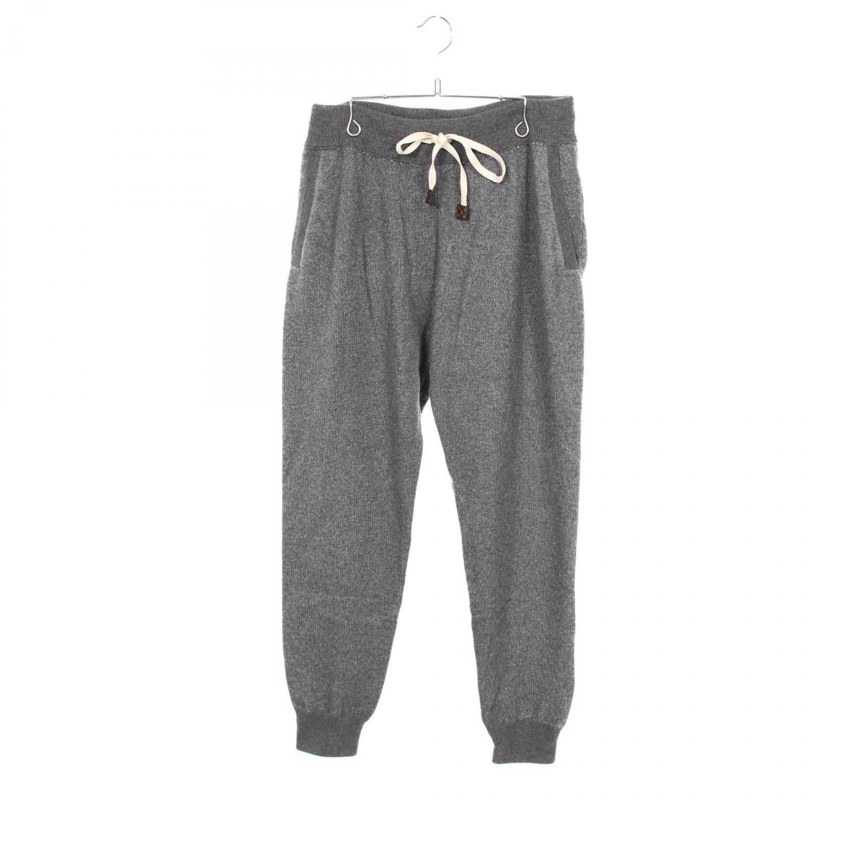 ルイ・ヴィトン LOUIS VUITTON ニット パンツ 衣料品 ボトムス カシミヤ グレー レディース グレー系 RW201W TUS FIKP01 【中古】