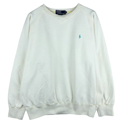 古着 ラルフローレン Ralph Lauren POLO by Ralph Lauren ワンポイントロゴスウェットシャツ トレーナー メンズL相当/eaa606986