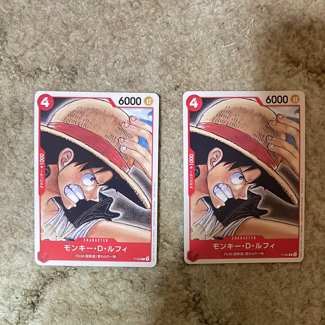 モンキー・D・ルフィ [P-022]  (「ONE PIECE FILM RED」映画特典 チュートリアルデッキ)