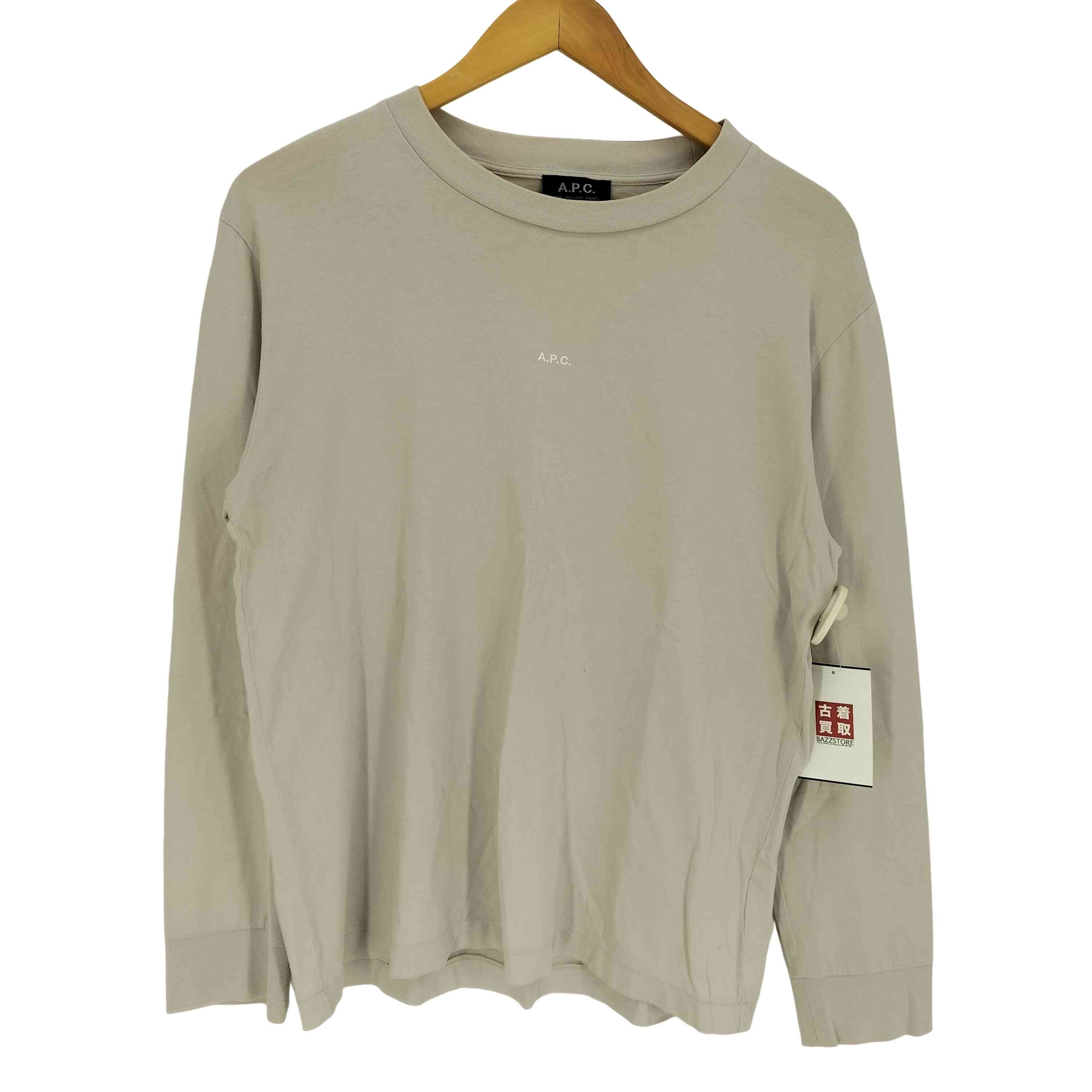ロゴプリント L/S クルーネックTシャツ【1143894624064】
