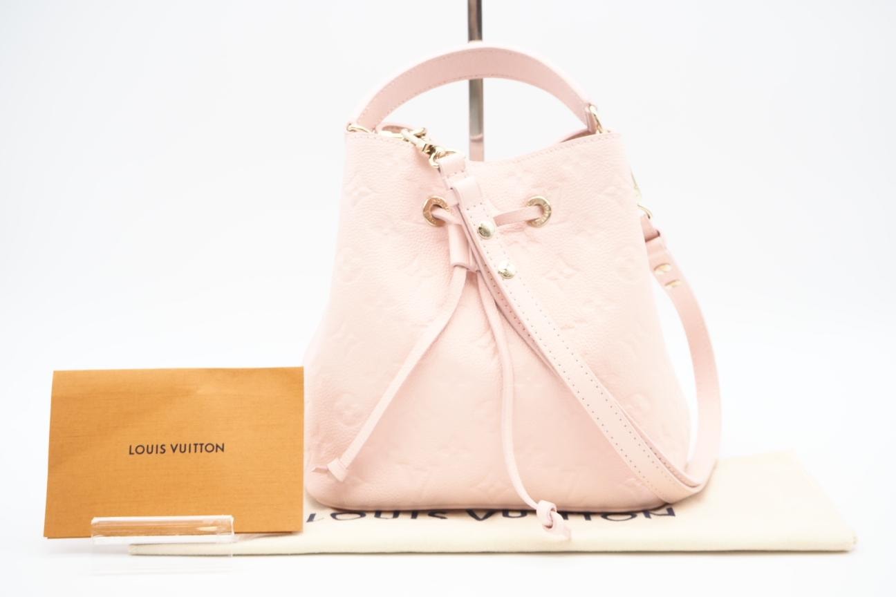 美品 LOUIS VUITTON ルイ・ヴィトン アンプラント ネオノエBB オパールピンク M47038 2wayショルダーバッグ ピンク カーフレザー レディース