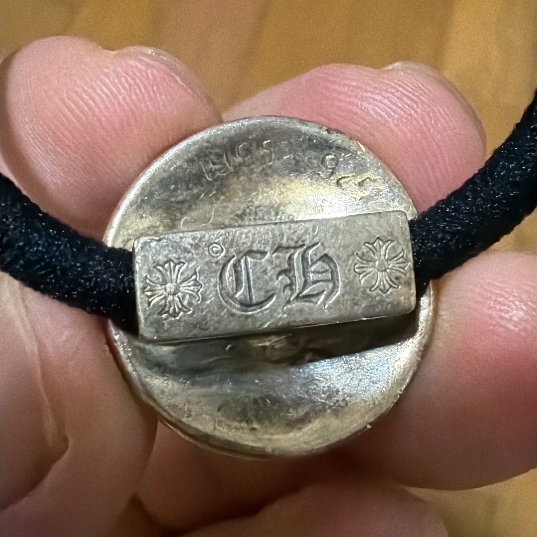 Chrome Hearts Cross Ball Hair Band "Black"