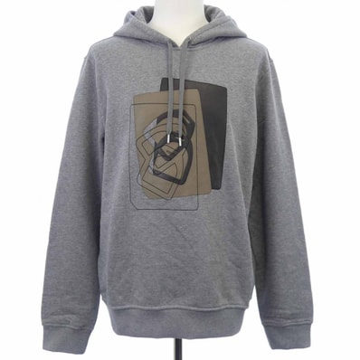 エルメス HERMES フーデッドパーカレザーパッチ ETRIERS DECALES 367800HA パーカー