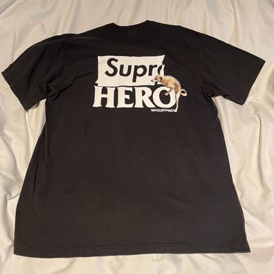 Supreme / ANTIHERO Dog Tee "Black"