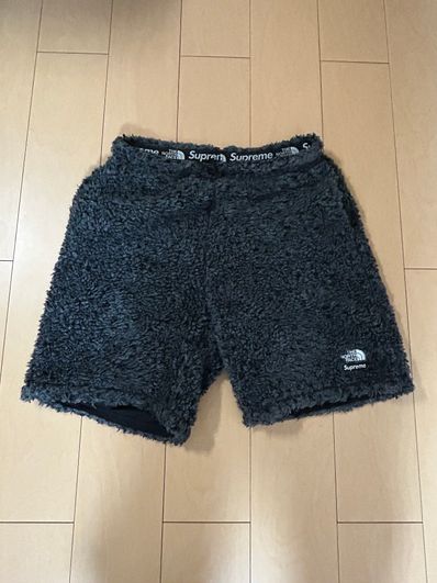 Supreme x The North Face High Pile Fleece Short "Black"